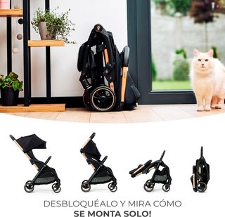 Kinderkraft APINO Passeggino Nero