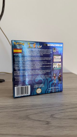 Caja METALIZADA Pokémon Zafiro GBA - Reemplazo