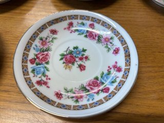 Tazas de café vintage de porcelana