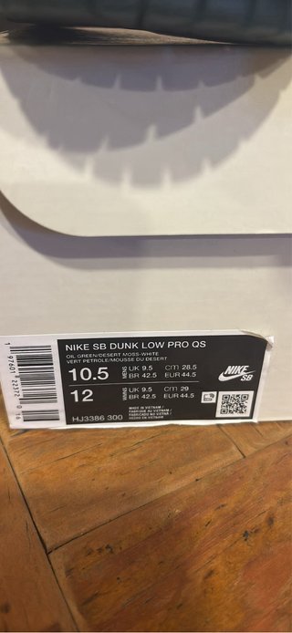 Nike Dunk SB Chameleon Verde Blanco