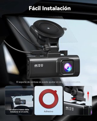 Dashcam 4K Redtiger STARVIS 2 WiFi GPS