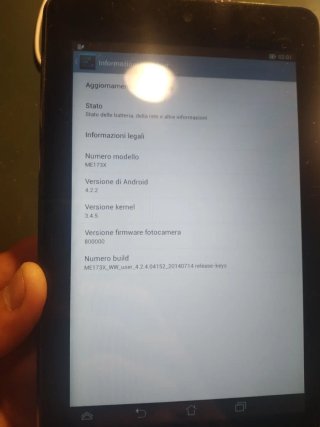 Tablet Asus 7 pollici Nera