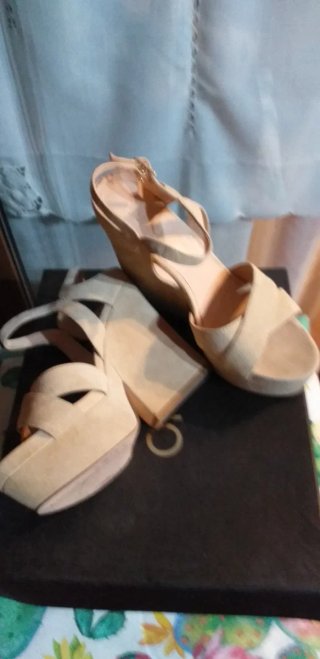 Sandalo Liu Jo Zeppa Beige Tg. 37