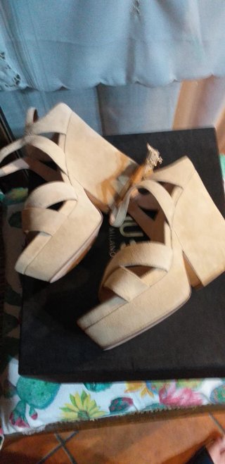 Sandalo Liu Jo Zeppa Beige Tg. 37