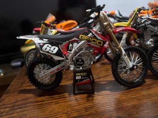 Lote 3 Motos Motocross Escala 1:12