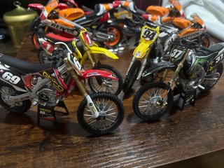 Lote 3 Motos Motocross Escala 1:12