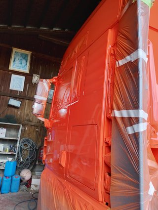 Pintura vehículo industrial de todo tipo