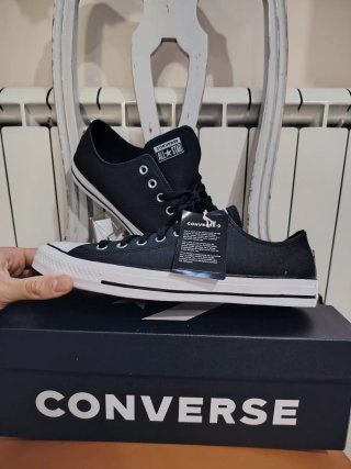 Converse All Star Pelle Nere Tg 43