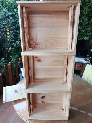 Cajas de Madera Lote de 3 unidades