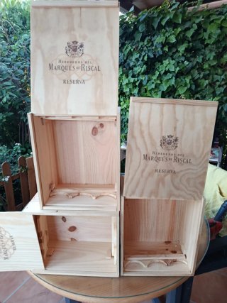 Cajas de Madera Lote de 3 unidades