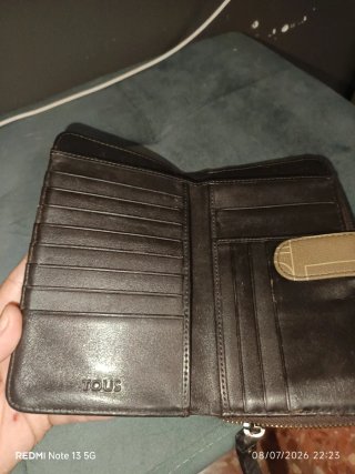 Cartera Tous Beige y Marrón