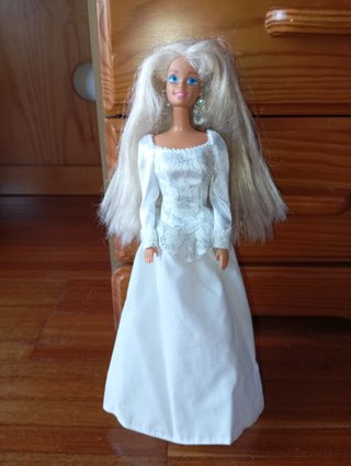 Barbie Noiva Original Vestido Branco