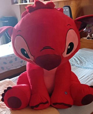 Stitch Peluche Rosso Disney