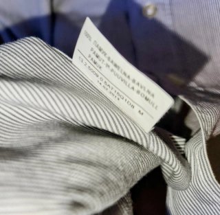 Camisa manga larga a rayas marca BENETTON