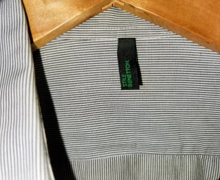 Camisa manga larga a rayas marca BENETTON