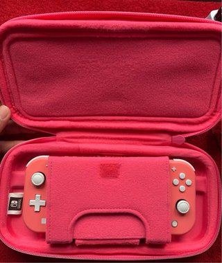 Nintendo Switch Lite Coral Rosa Como Nueva