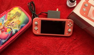 Nintendo Switch Lite Coral Rosa Como Nueva