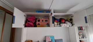 Cama nido con puente y cajones