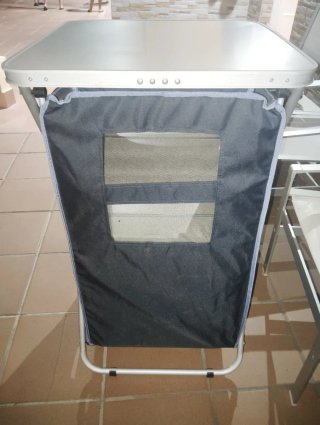 Mueble plegable camping 3 estantes