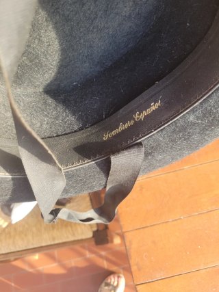 Cappello Cordobese Spagnolo Nero vontage taglia 59
