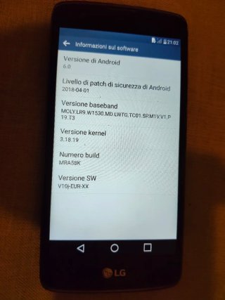 Telefono LG Nero
