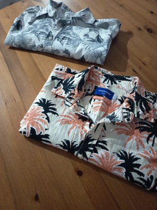 Camisa Hawaiana Jack & Jones Palmeras