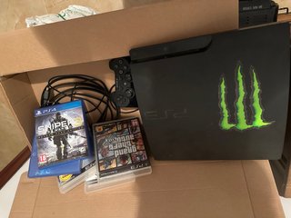 Consola PS3 Negra + 2 Juegos