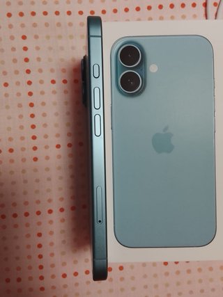 iPhone 16 128GB turquesa 100% Batería