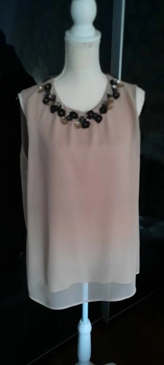 Blusa zara abalorios