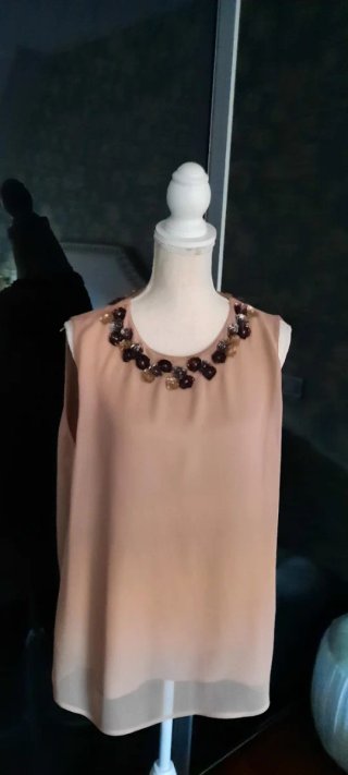 Blusa zara abalorios