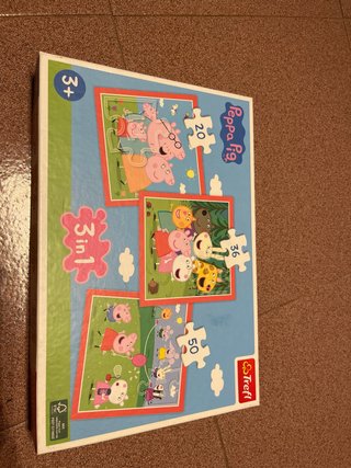 Puzzles Peppa Pig y 3 cerditos