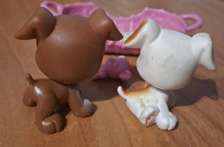Pack Bulldogs Littlest Pet Shop #687/688