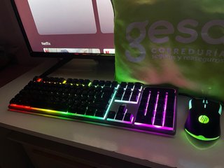 Combo Teclado y Mouse Gamer HP RGB