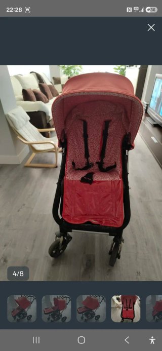 Bugaboo Camaleon. Capazo y Silla Roja