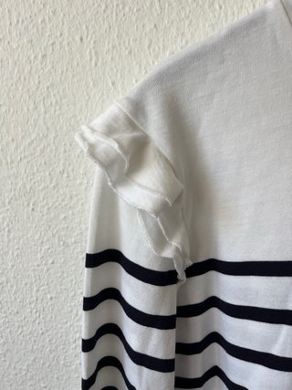 Sudadera fina Silbon rayas y corazón