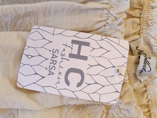 Vestido Boho Beige XL Nuevo con Etiqueta