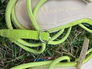 Sandalias Alma en Pena Talla 39 Verde