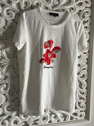 T-shirt in viscosa  stampa floreale taglia L