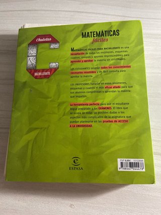Matemáticas fáciles Bachillerato