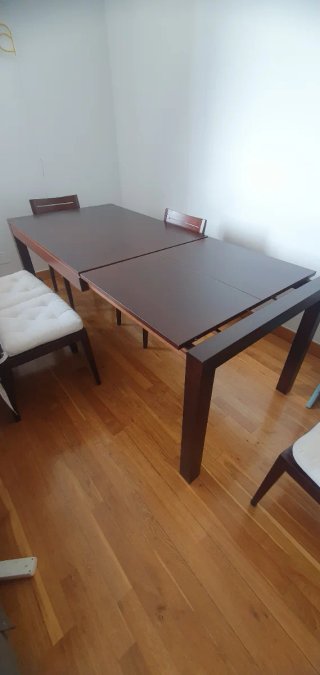 Mesa comedor extensible Banak