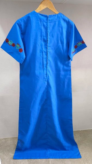 Vestido T38 Bordado Vintage Nuevo