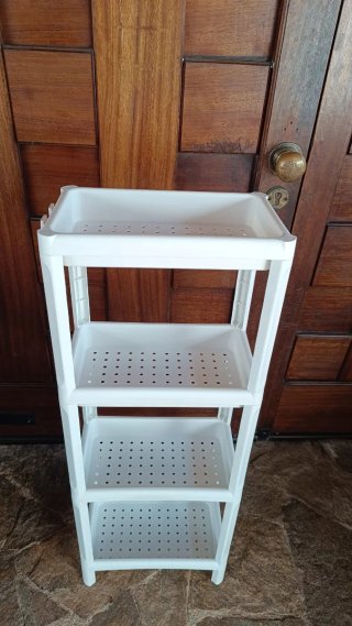 Estantería baño Vesken blanca