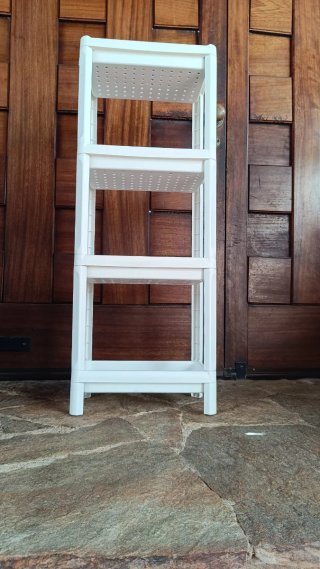 Estantería baño Vesken blanca