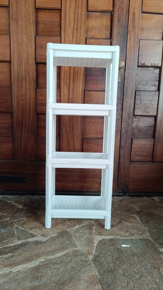Estantería baño Vesken blanca