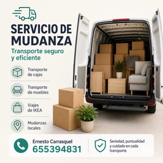Se realizan mudanzas, viajes, vaciados, ikea