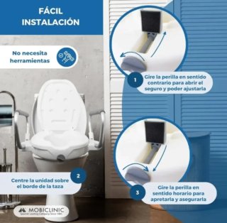 Elevador WC con Reposabrazos