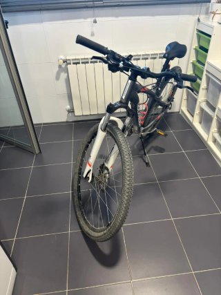 Bicicleta Rockrider ST 120 Talla S Gris
