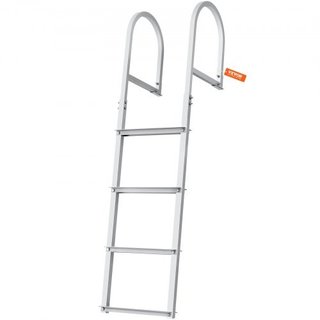 Dock Ladder, Removable 4 Steps, 500 lbs Load Capacity,