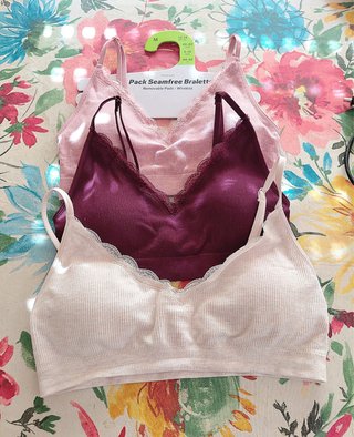 3 Sujetadores Seamless Primark Talla M