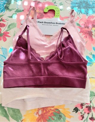 3 Sujetadores Seamless Primark Talla M